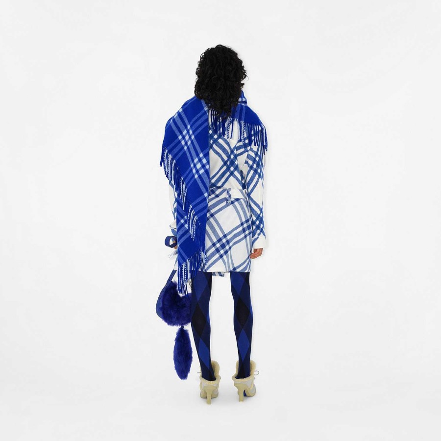 Kvinnor Burberry Capes | Kolla Wool Cape Riddare