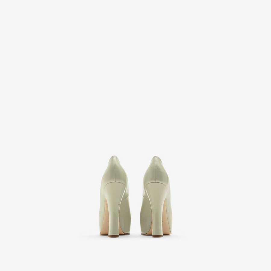 Kvinnor Burberry Pumps | Läder Arch Pumps Sten