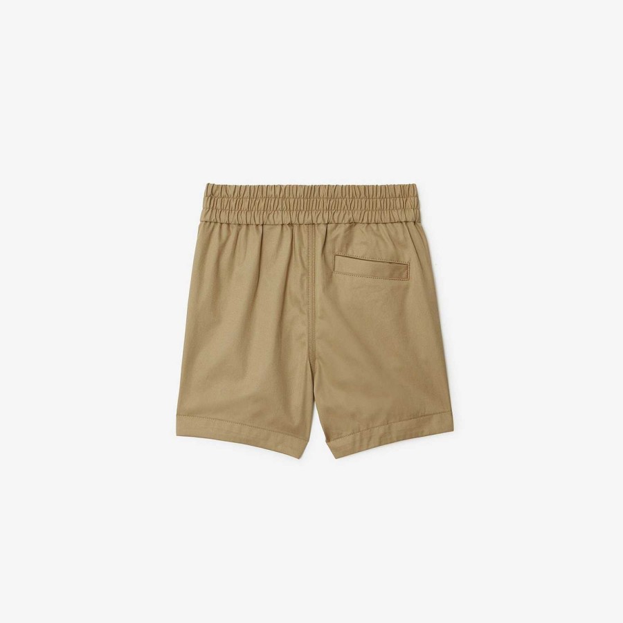 Barn Burberry Babypresenter|Kjolar och byxor | Shorts i bomull Arkiv Beige