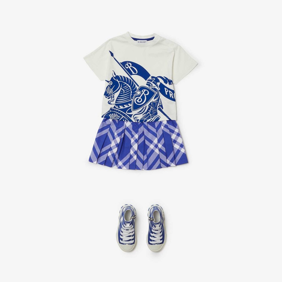 Barn Burberry Babypresenter|Toppar | Ekd T-shirt i bomull Salt