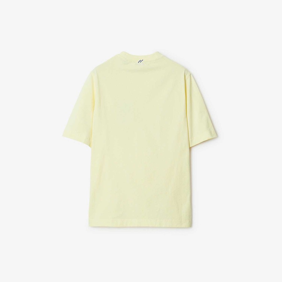 Kvinnor Burberry T-shirts | T-shirt i bomull Sorbet