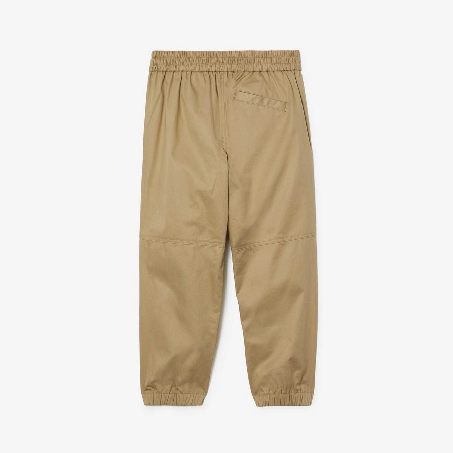 Barn Burberry Badkläder|Byxor och shorts | Byxor i bomull Arkiv Beige