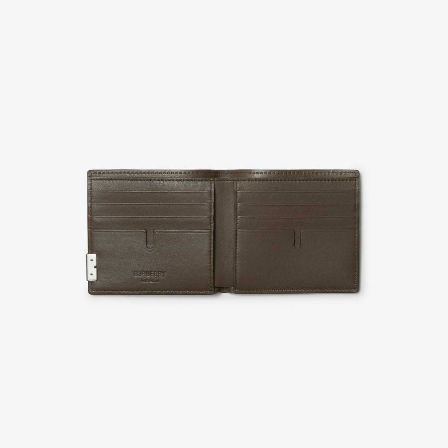 Män Burberry Plånböcker & kortfodral | B Cut Bifold-plånbok Militär