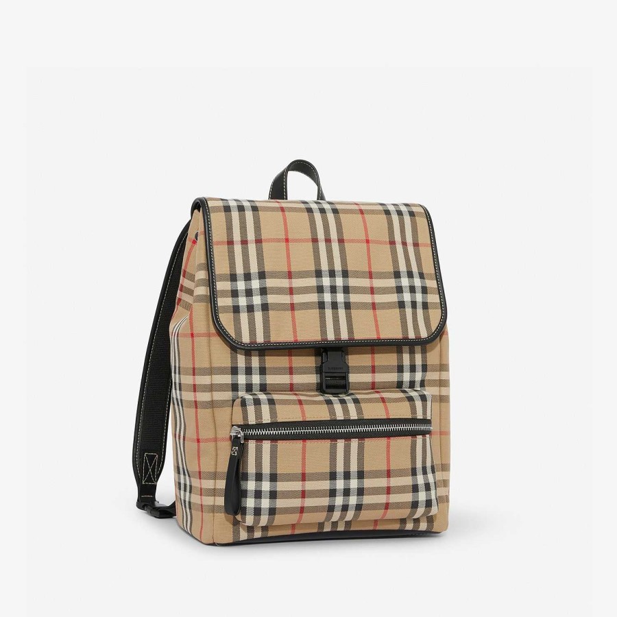 Barn Burberry påsar | Kolla ryggsäck Arkiv Beige