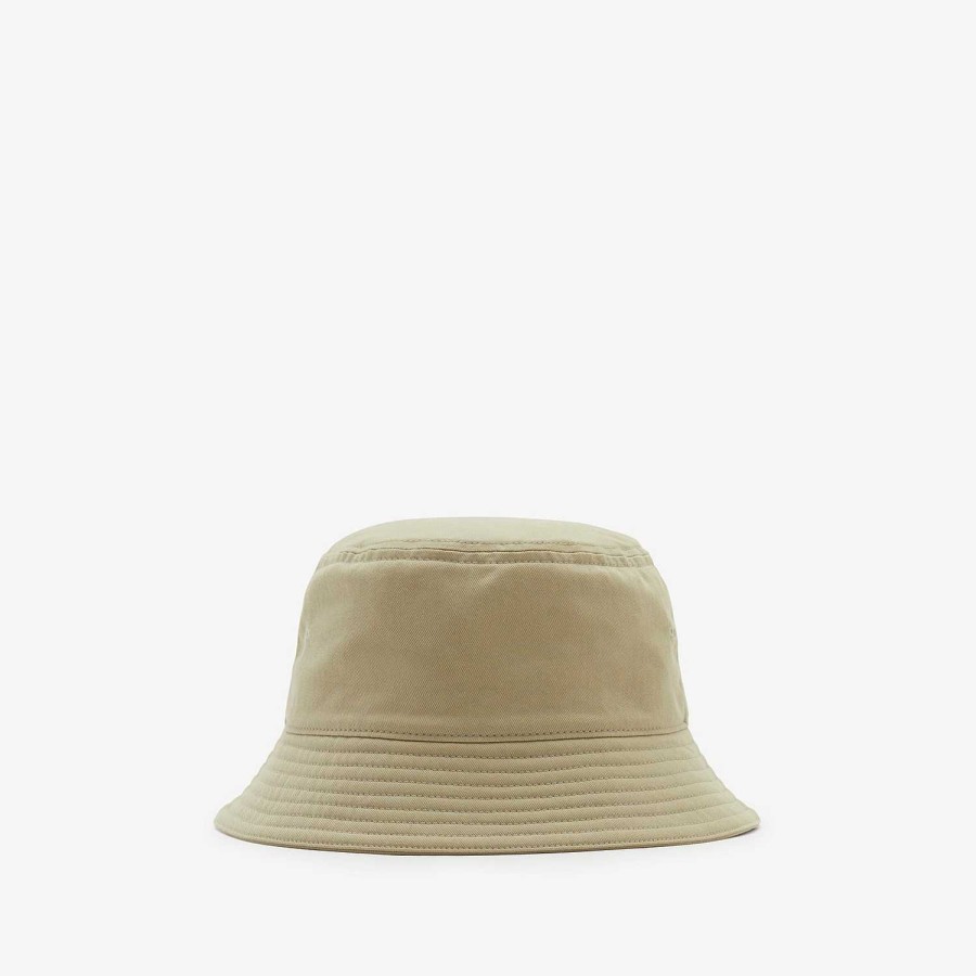 Män|Kvinnor Burberry Mössor & handskar | Ekd Bucket Hat Jägare