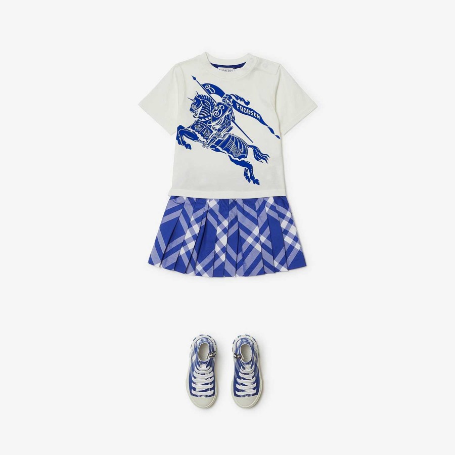 Barn Burberry Babypresenter|Toppar | Ekd T-shirt i bomull Salt