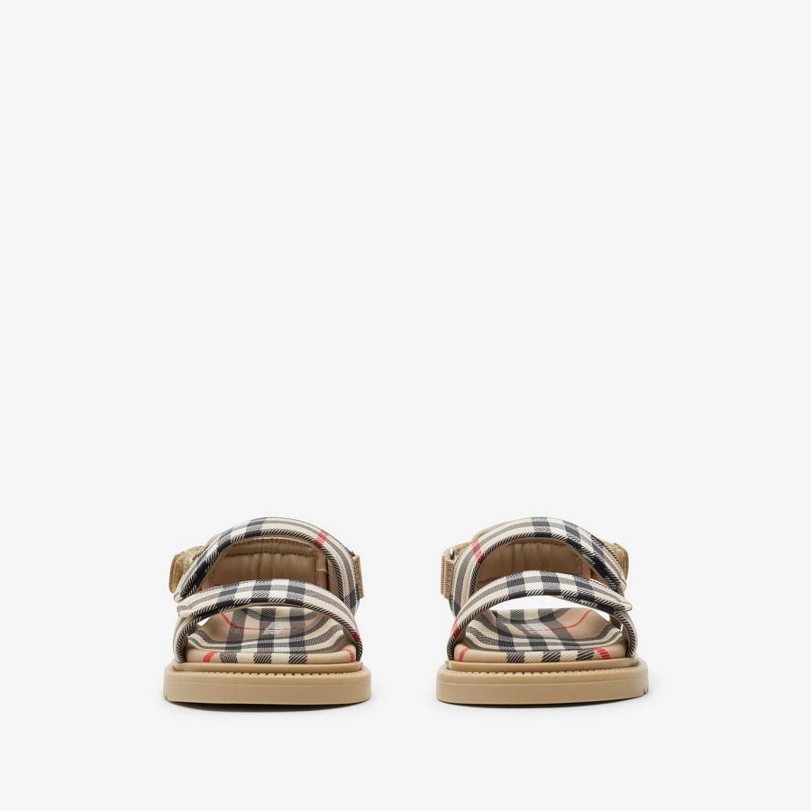 Barn Burberry Skor | Kolla sandaler Arkiv Beige