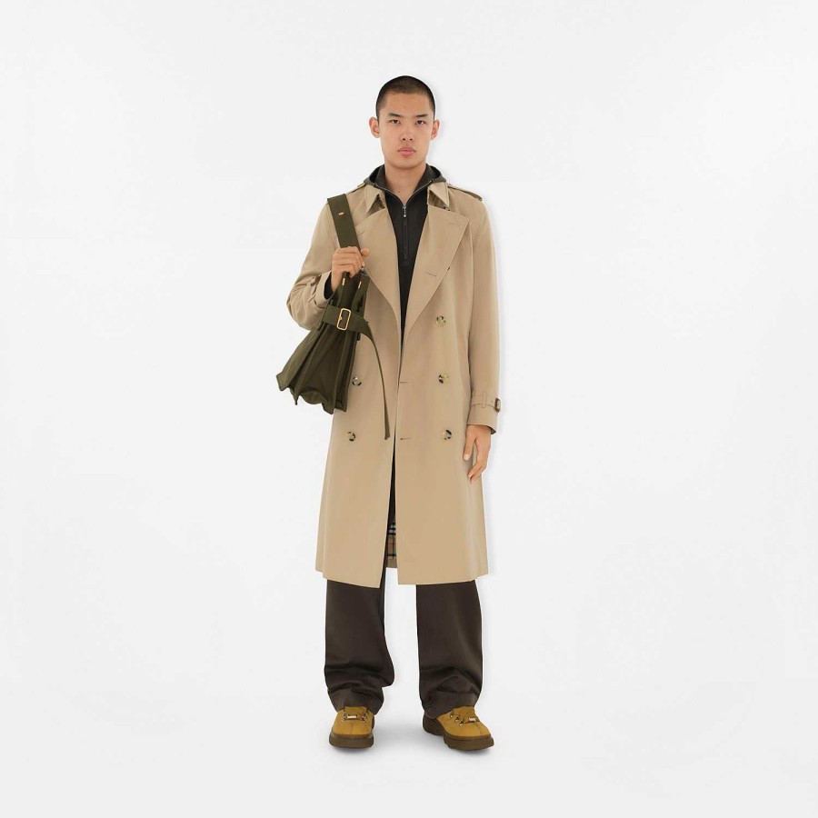 Män Burberry Kappor & jackor|Trenchcoats | Lång Kensington Heritage Trench Coat Honung