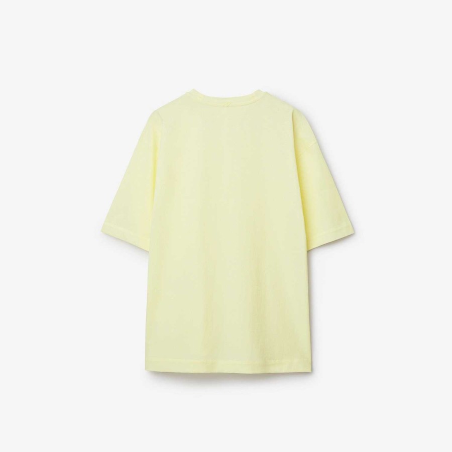 Kvinnor Burberry T-shirts | T-shirt i bomull Sorbet