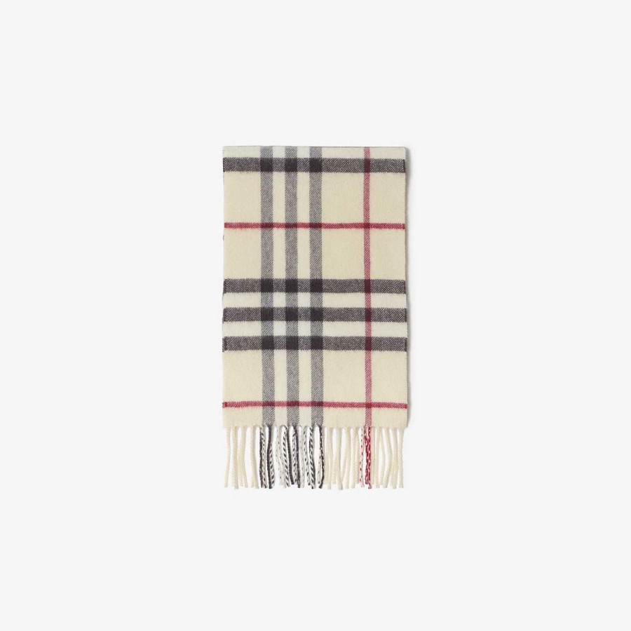 Barn Burberry Badkläder|Scarves | Check Cashmere Scarf Sten