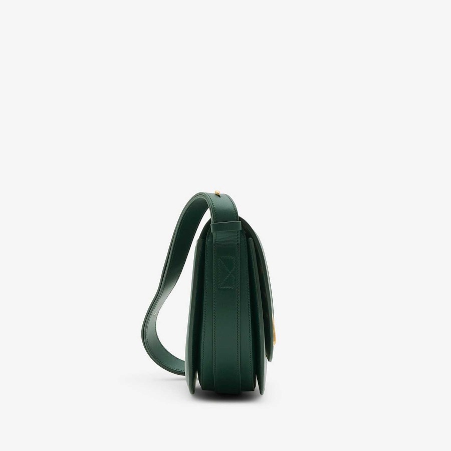 Kvinnor Burberry Handla via Line|Crossbody | Medium gunghästväska Vin