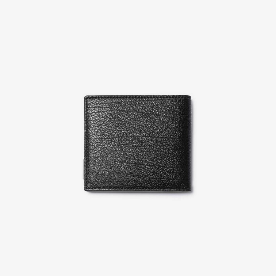 Män Burberry Plånböcker & kortfodral | B Cut Bifold-plånbok Svart