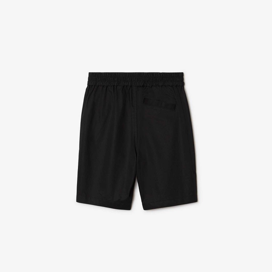 Barn Burberry Badkläder|Byxor och shorts | Shorts i bomull Svart