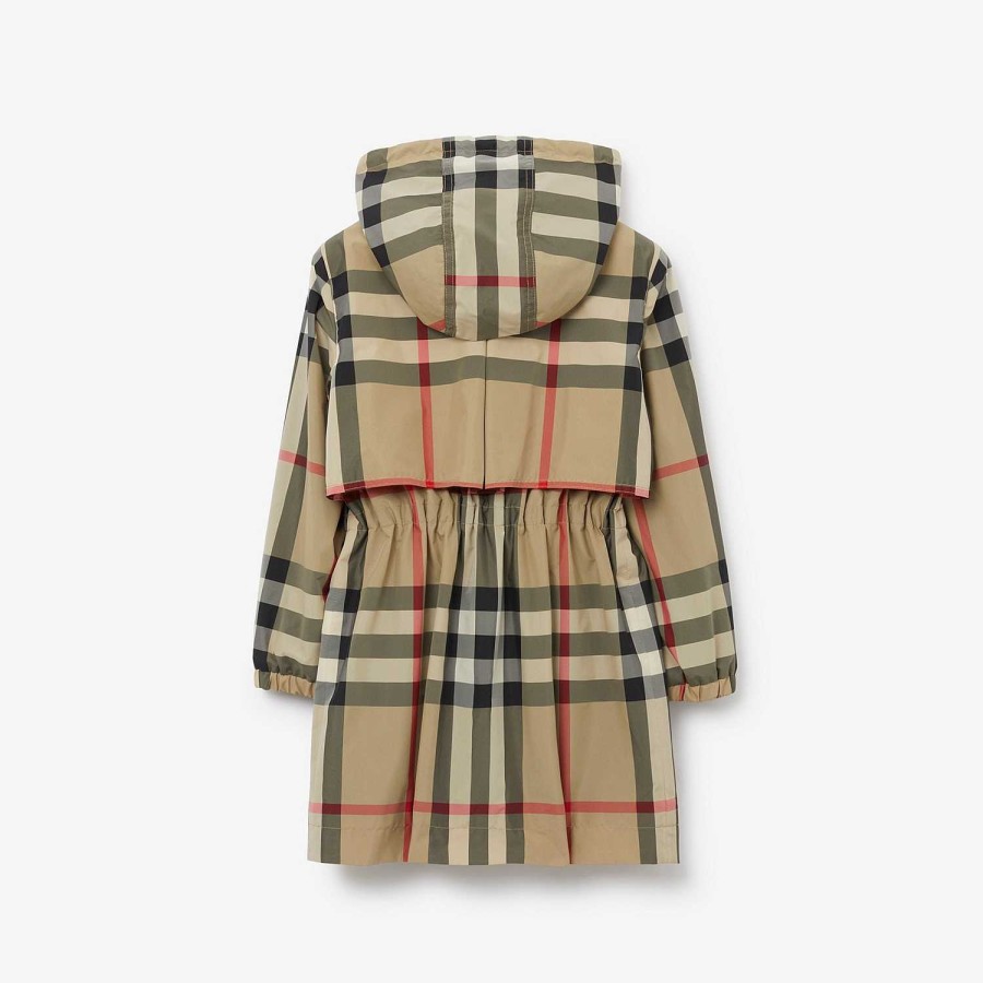 Barn Burberry Badkläder|Kaffor & Jackor | Kolla Jacka Arkiv Beige