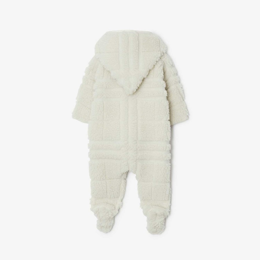 Barn Burberry Babypresenter|Växer och presentset | Kolla Fleece Allt-i-ett Salt